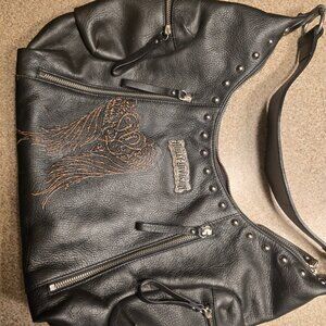 Harley Davidson Steam Punk Embossed shoulder bag (Bellum)